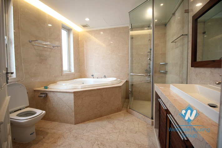 Stunning modern house for rent on Lac Long Quan in diplomat's neighborhood